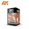 AK Interactive AK11679 3G BRITISH ARMY COLORS NORTH-WEST EUROPE 1944-1945 4x17 ml